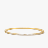Half oval shape bangle