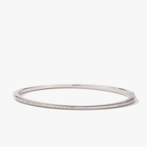 Half oval shape bangle