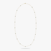 Round bezel necklace