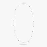 Round bazel necklace