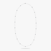 Round bezel necklace